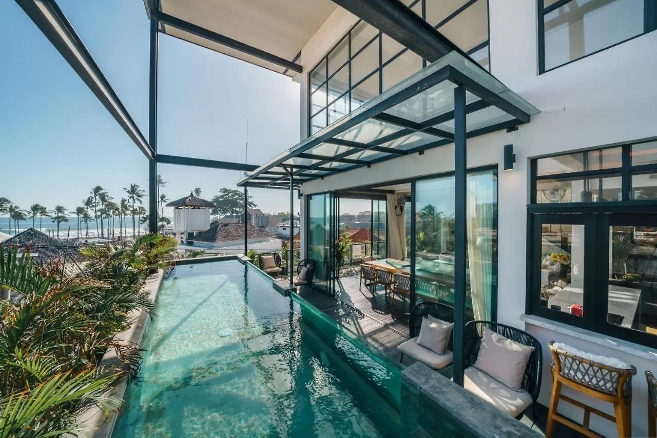 Penthouse Sunset Seabreeze - 5 Stars K Club Penthouse With Seaview Next To Finns Canggu